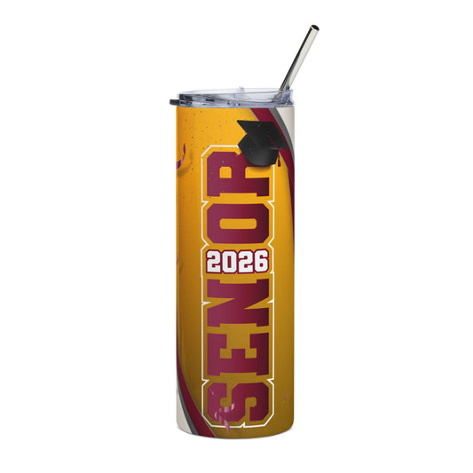Senior 2026 Stainless Steel Tumbler – Graduation Travel Cup