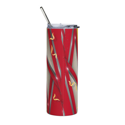 Senior 2026 20oz Stainless Tumbler — Graduation Travel Cup with Cap & Straw