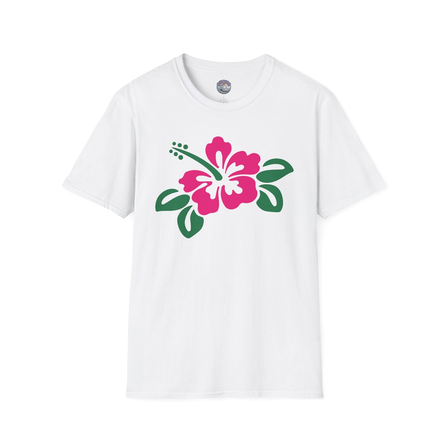 Shaka Brands Tropical Floral Hibiscus T Shirt S-2XL