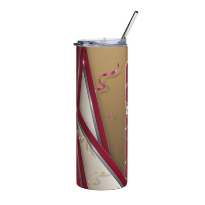 2026 Senior Stainless Steel Tumbler – Graduation Travel Cup with Cap & Straw