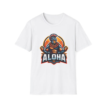 Aloha Warrior T-Shirt — Hawaiian Spartan Surf Vibe Tee