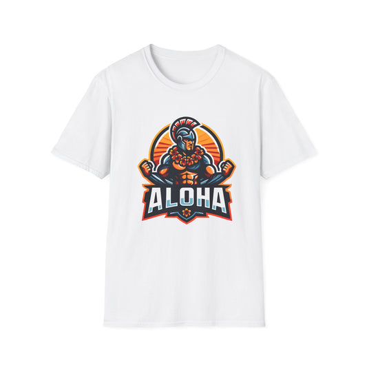 Aloha Warrior T-Shirt — Hawaiian Spartan Surf Vibe Tee