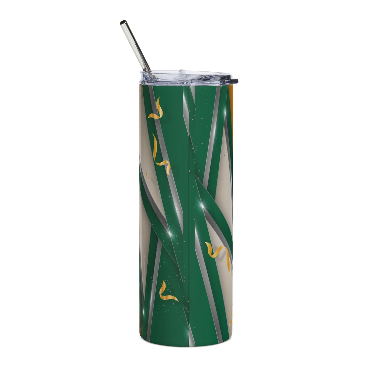2026 Seniors Green/Gold Graduation Stainless Steel Tumbler - 20oz