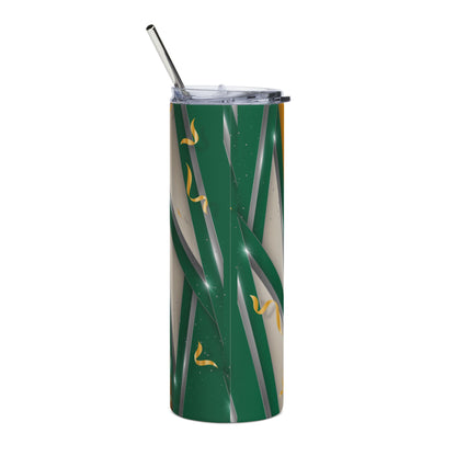 2026 Seniors Green/Gold Graduation Stainless Steel Tumbler - 20oz