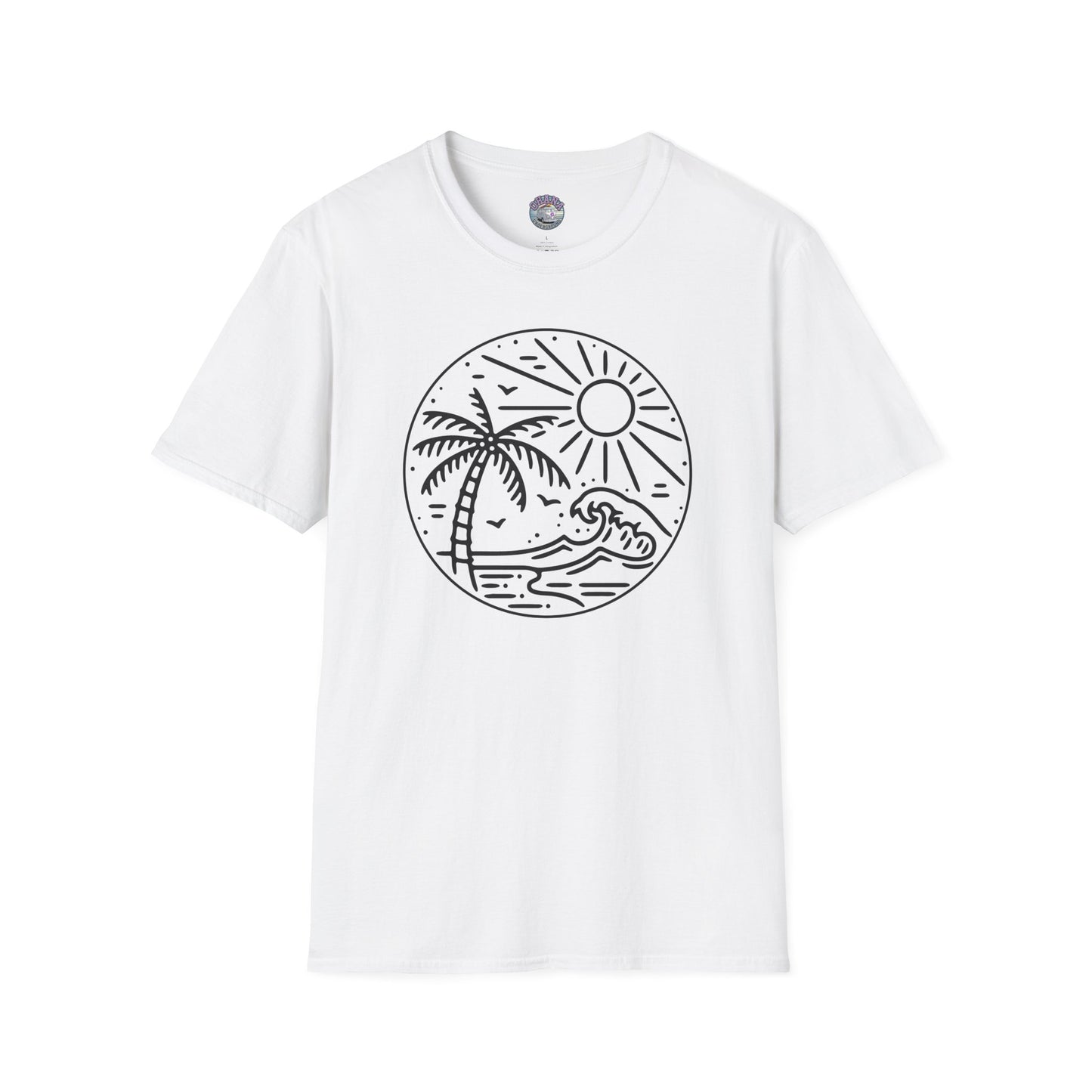 Beach Vibes T-Shirt – Ocean Design (Unisex)