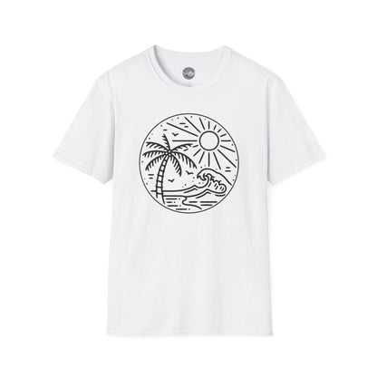 Beach Vibes T-Shirt – Ocean Design (Unisex)