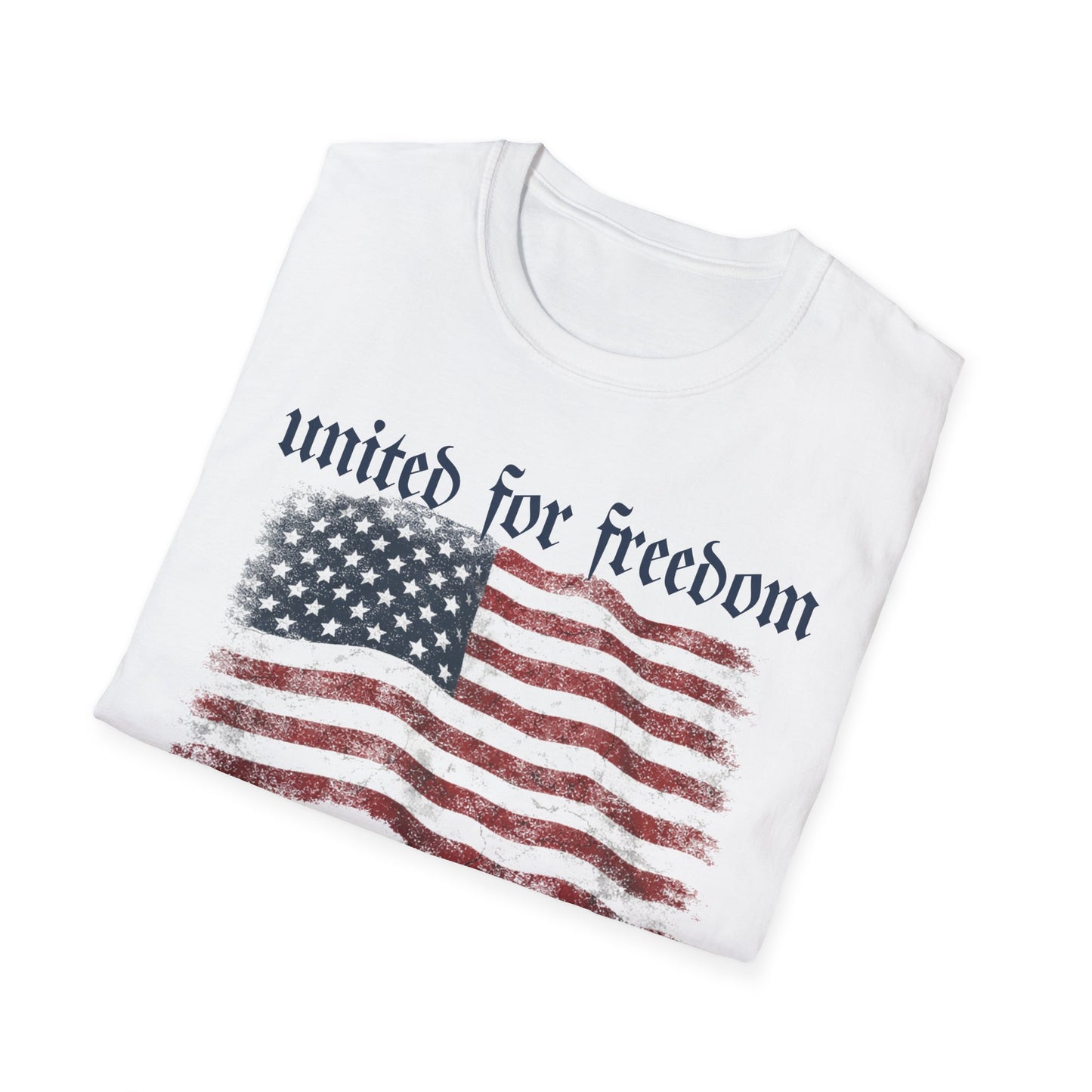 Patriotic T-Shirt - "United for Freedom" 250 Years America 1776–2026