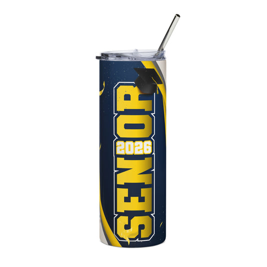Senior 2026 Graduation Stainless Steel Tumbler - 20oz Insulated Travel Cup