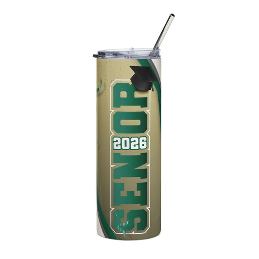 Graduation 2026 Stainless Steel Tumbler — 'SENIOR 2026' Insulated Travel Cup