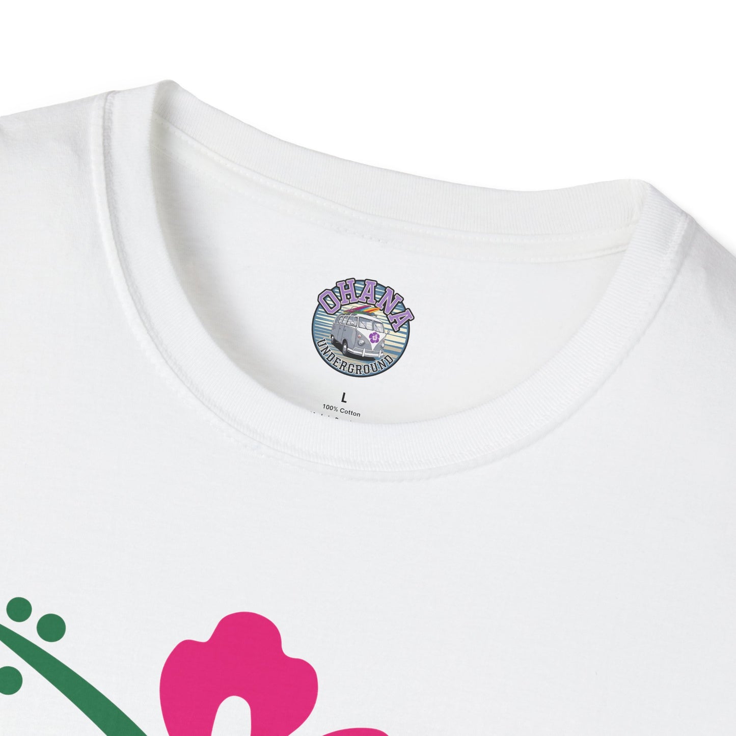 Shaka Brands Tropical Floral Hibiscus T Shirt S-2XL