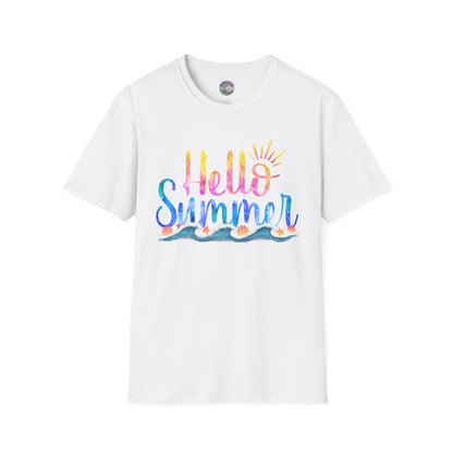 Hello Summer T-Shirt – Unisex Beach Vibe Tee