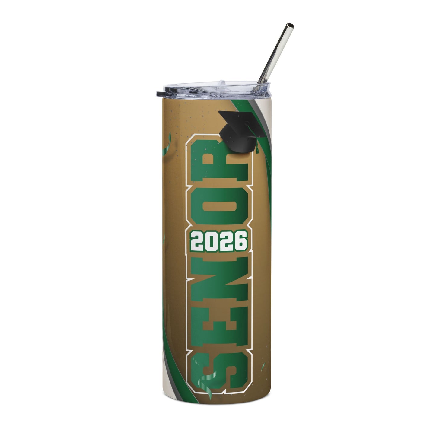Graduation 2026 Stainless Steel Tumbler – 'SENIORS 2026' Insulated Travel Cup