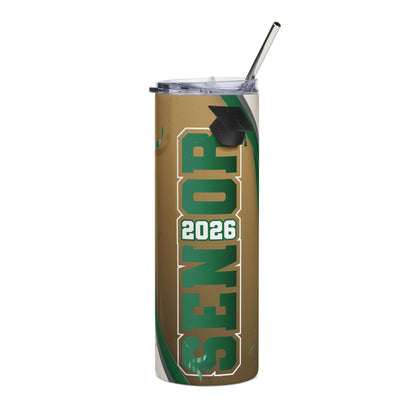 Graduation 2026 Stainless Steel Tumbler – 'SENIORS 2026' Insulated Travel Cup