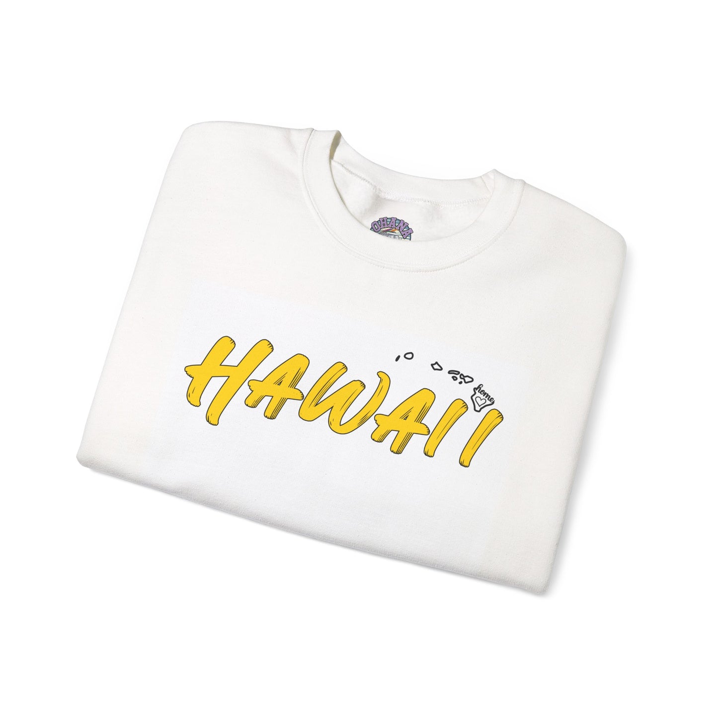 Hawaii-Inspired Unisex Crewneck Sweatshirt – Cozy 50/50 Cotton-Poly Pullover