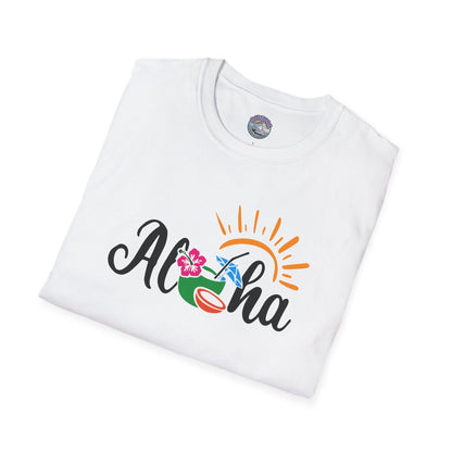 Shaka Brands Aloha Tropical Unisex T Shirt S-2XL