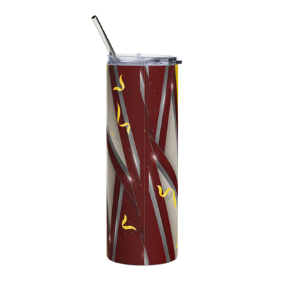 Senior 2026 Stainless Steel Tumbler — Graduation Travel Cup with Cap & Straw