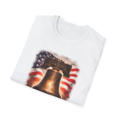 Liberty Bell 1776–2026 T-Shirt — American Flag Independence Day Tee