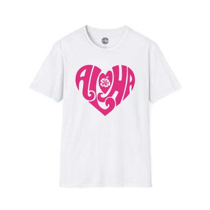 Shaka Brands Aloha Heart Graphic T Shirt S-2XL