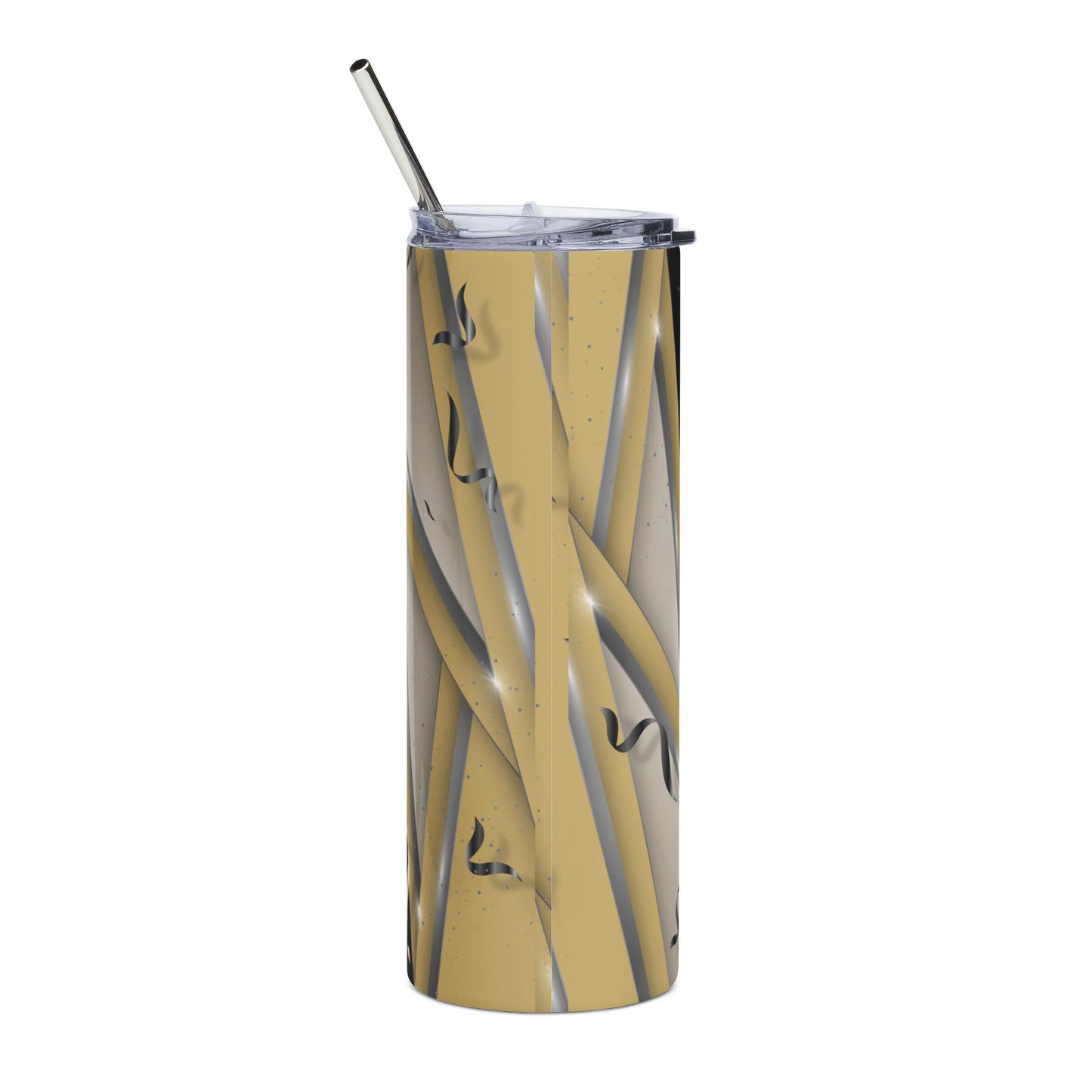 Senior 2026 Black/Gold Stainless Steel Tumbler - 20oz Graduation Travel Cup