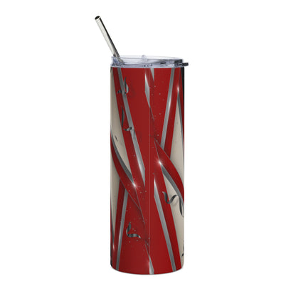 Senior 2026 Red/Black 20oz Stainless Steel Tumbler — Graduation Travel Cup