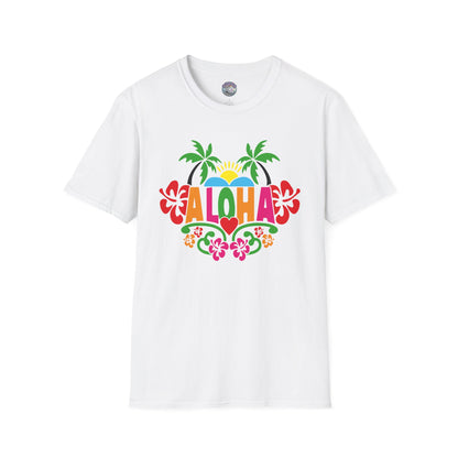 Shaka Brands Aloha Tropical Unisex T Shirt S-2XL
