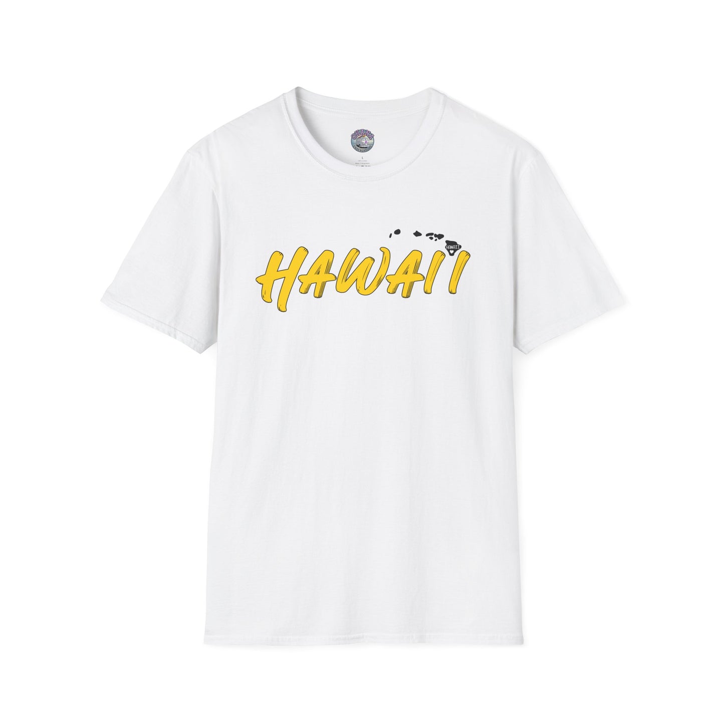 Hawaii Graphic Unisex T Shirt White