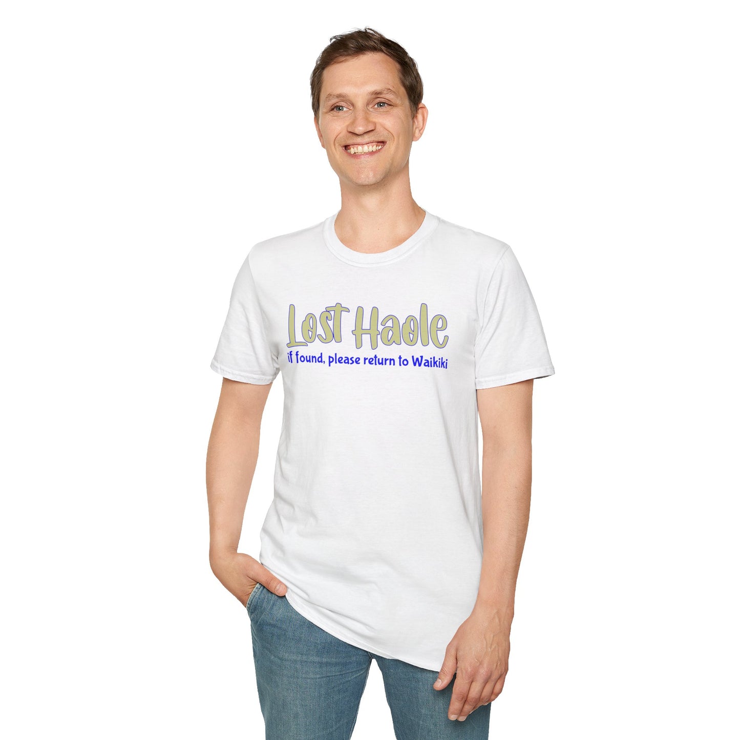 Lost Haole Unisex T Shirt White