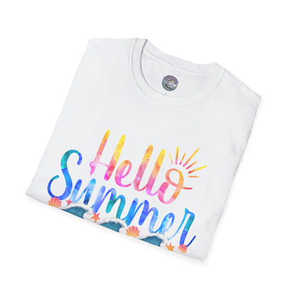 Hello Summer T-Shirt – Unisex Beach Vibe Tee