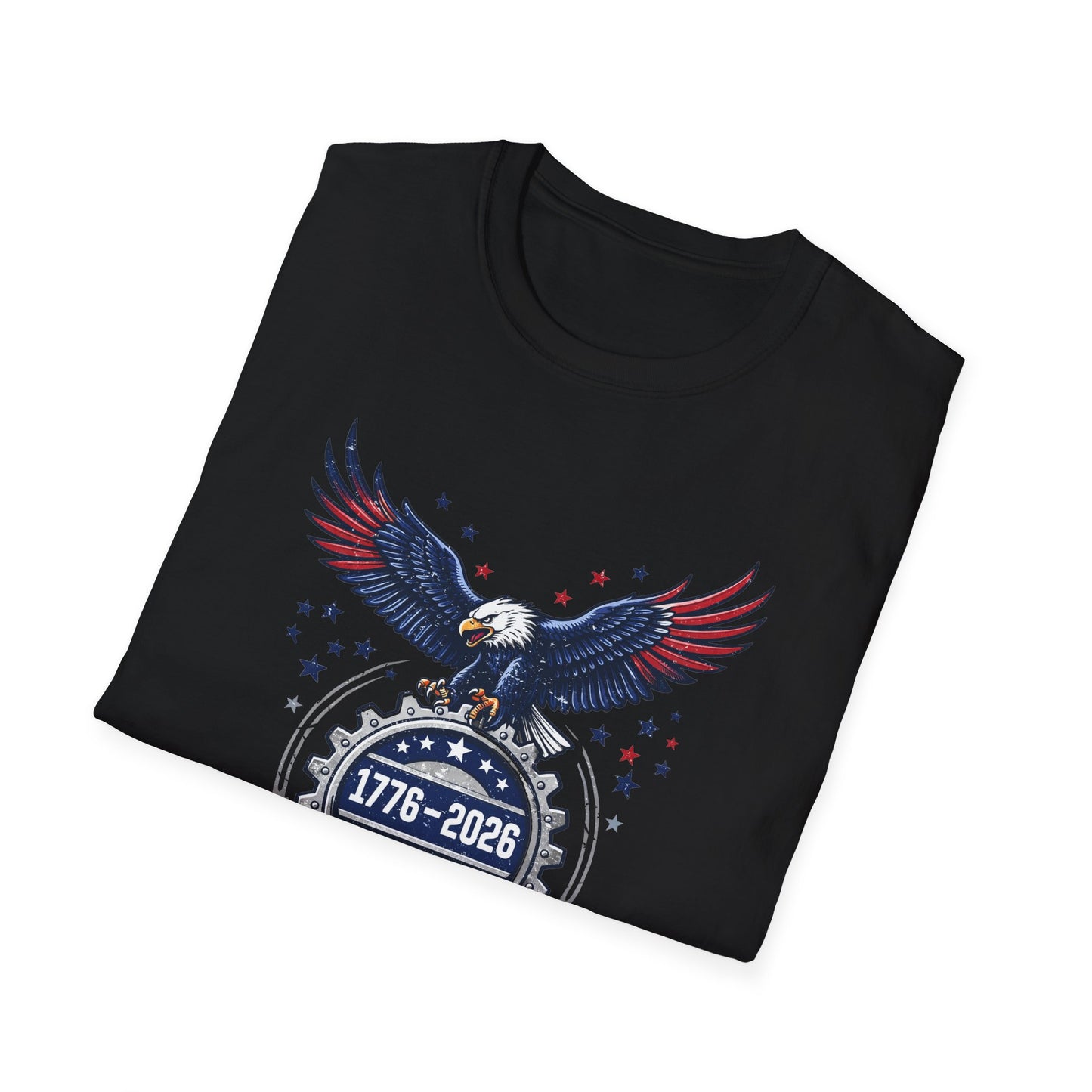 250 Years America Forged T-Shirt – 1776-2026 Patriotic Eagle Tee