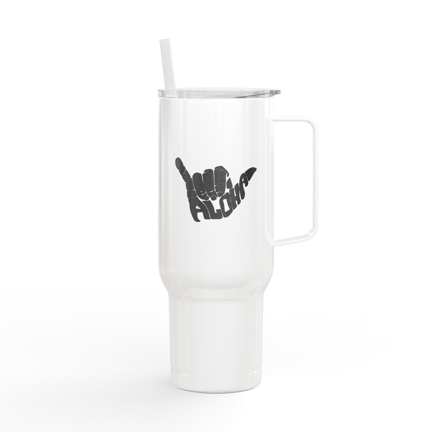 Ohana Underground Engraved Tumbler Shaka Hand Aloha Design 40oz