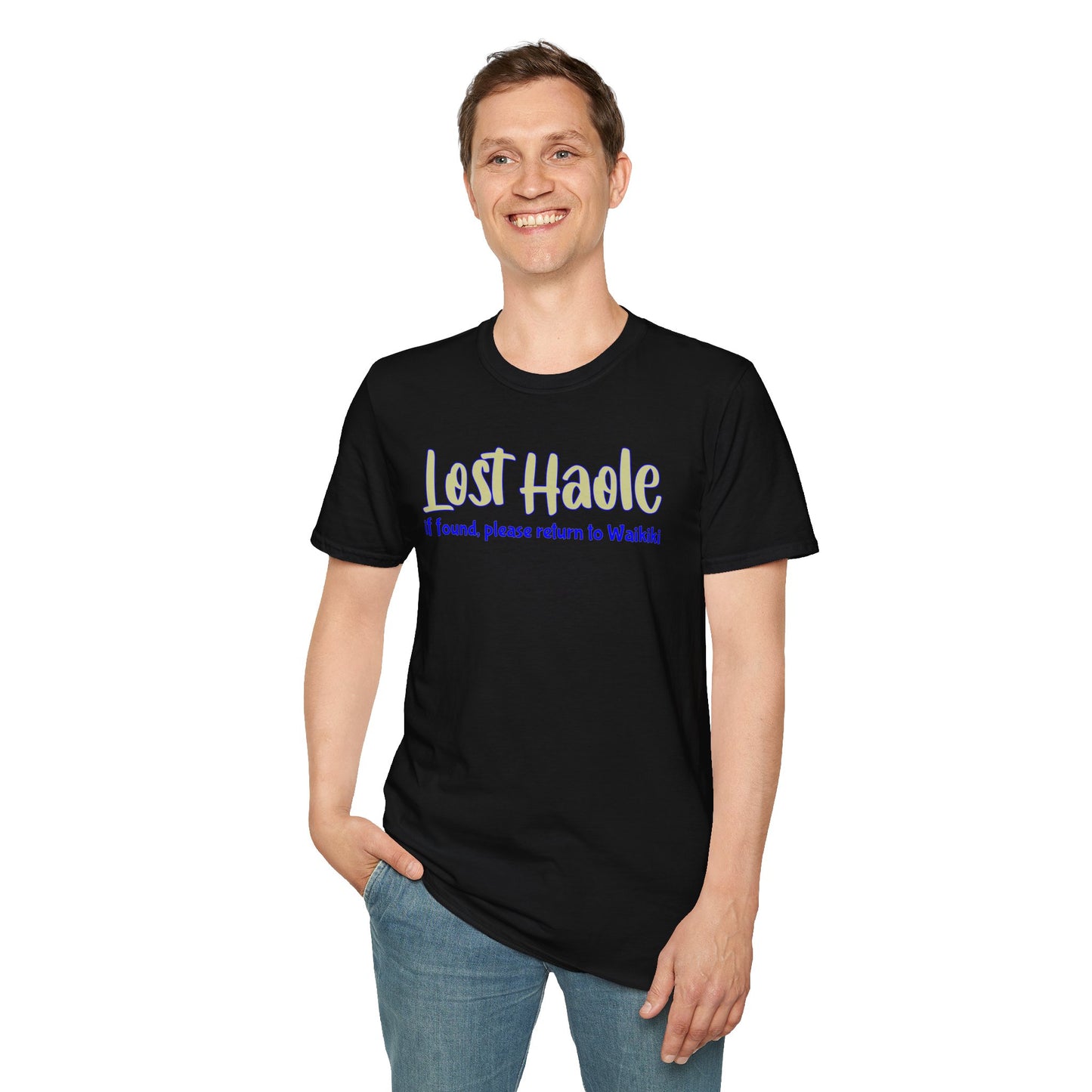 Lost Haole Unisex T Shirt White