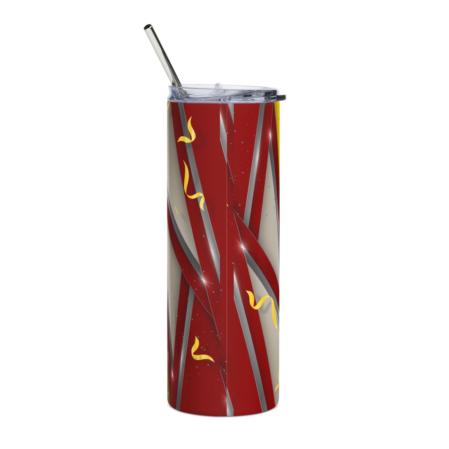 Senior 2026 Red/Gold Stainless Steel Tumbler – 20oz Graduation Travel Mug