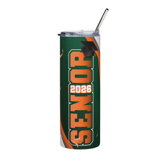 Senior 2026 Stainless Steel Tumbler — Graduation Insulated Travel Cup