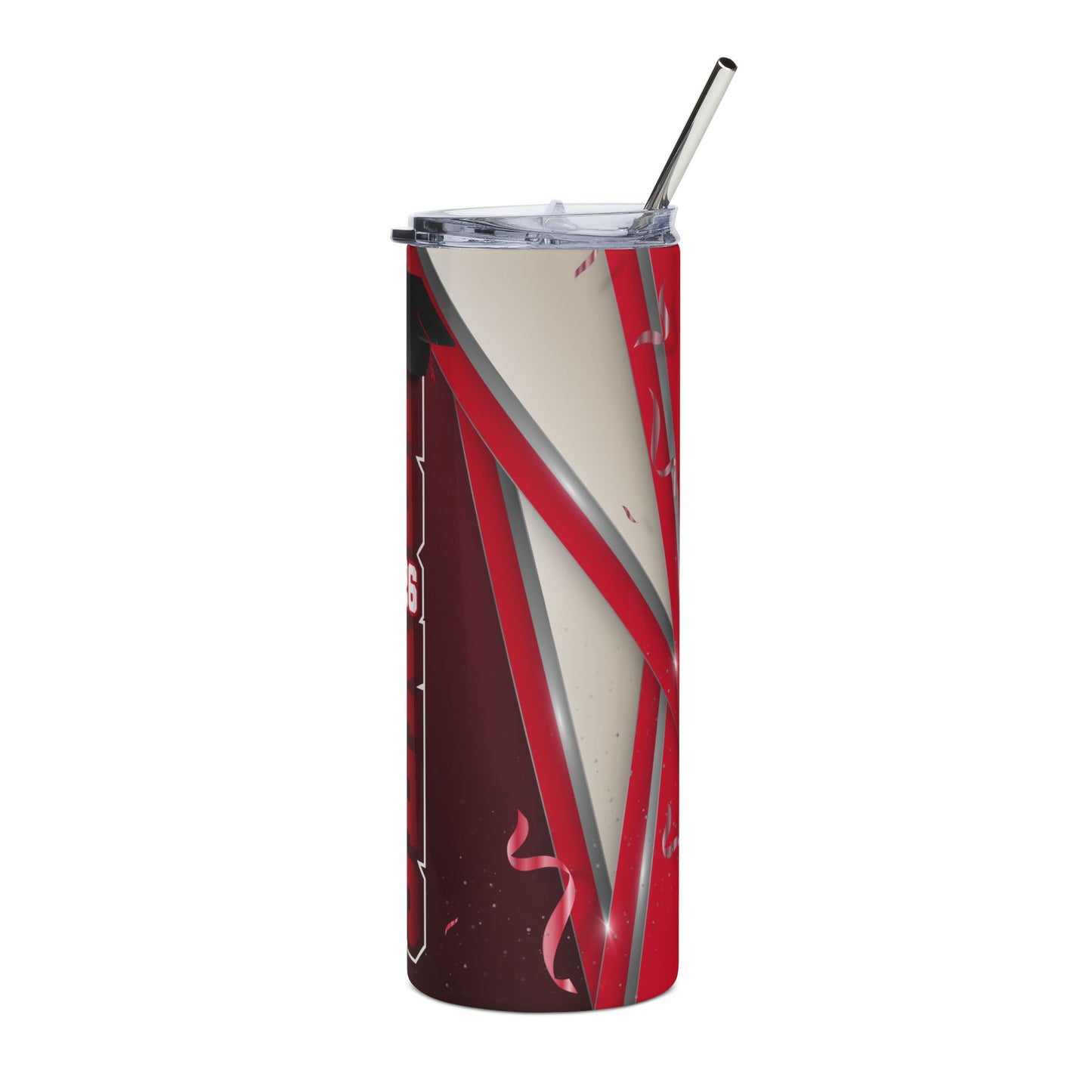 Class of 2026 Red 20oz Stainless Steel Tumbler — Senior 2026 Graduation Travel Cup