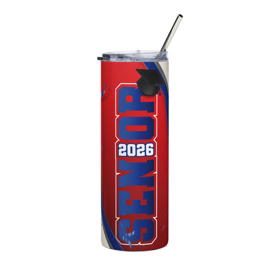 Tumbler - Senior 2026 Graduation Stainless Steel 20oz Travel Cup