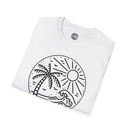 Beach Vibes T-Shirt – Ocean Design (Unisex)