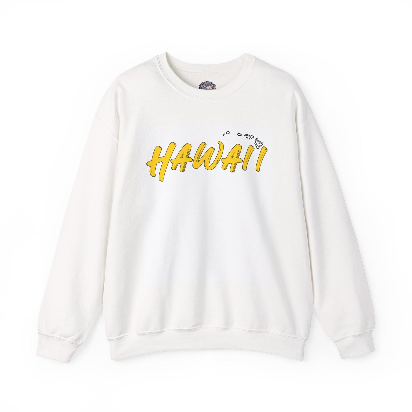Hawaii-Inspired Unisex Crewneck Sweatshirt – Cozy 50/50 Cotton-Poly Pullover