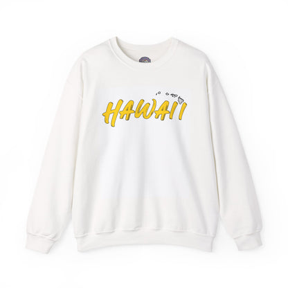 Hawaii-Inspired Unisex Crewneck Sweatshirt – Cozy 50/50 Cotton-Poly Pullover