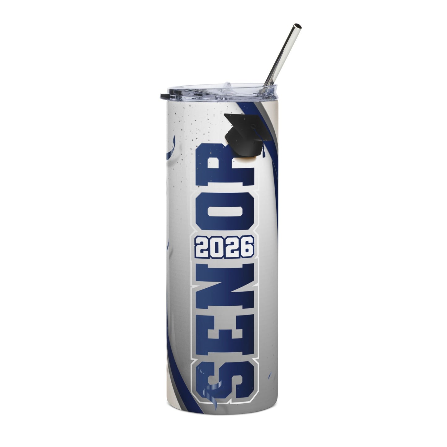 Senior 2026 Stainless Steel Tumbler – 20oz Graduation Travel Cup