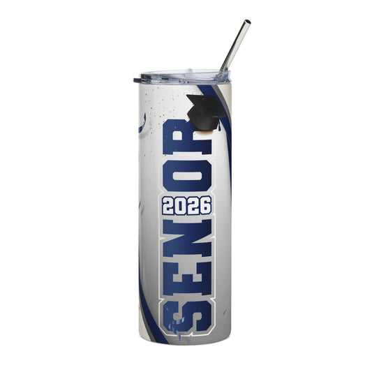 Senior 2026 Stainless Steel Tumbler – 20oz Graduation Travel Cup