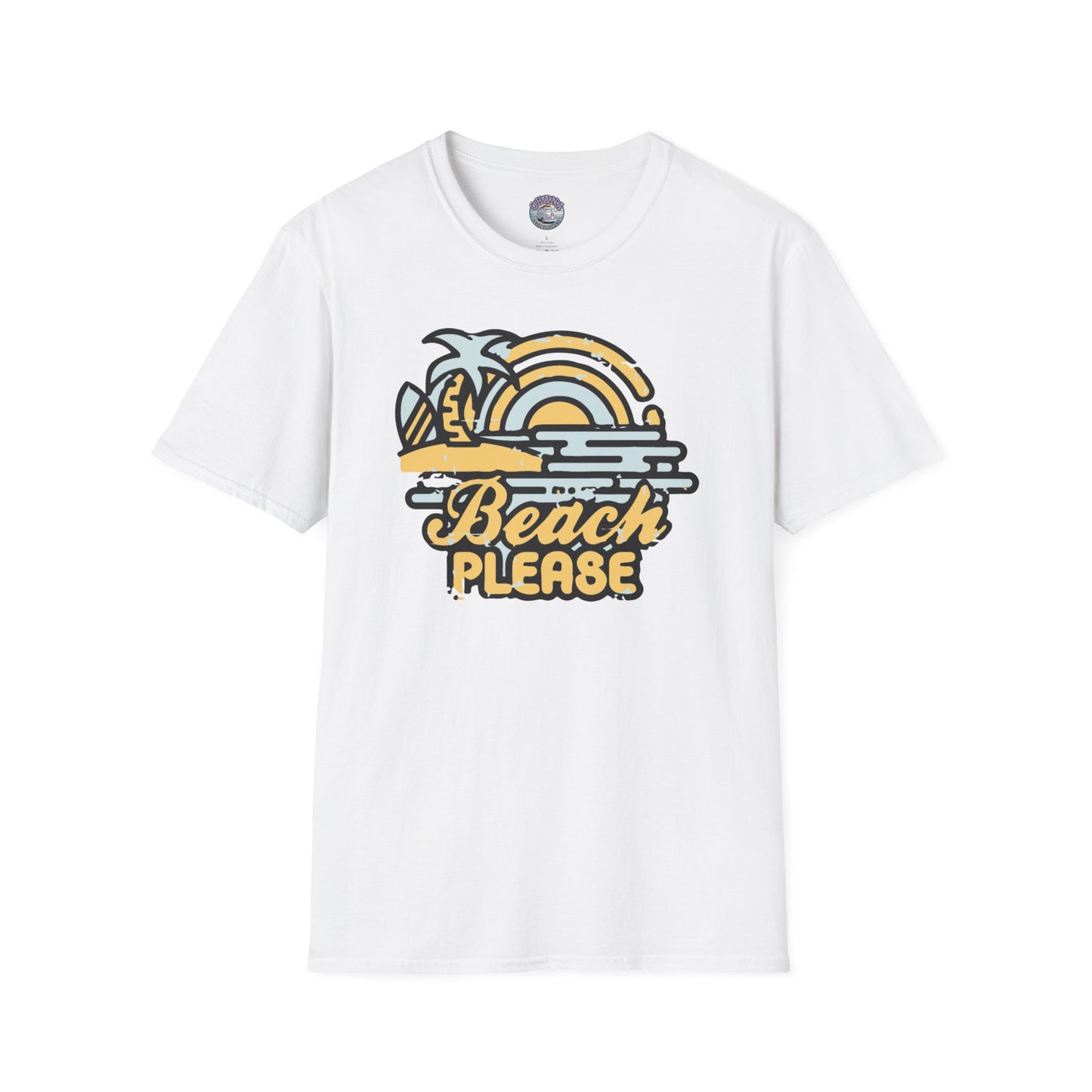 Beach Please T-Shirt – Unisex Summer Tee
