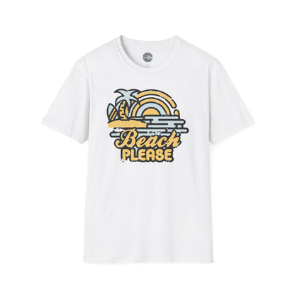 Beach Please T-Shirt – Unisex Summer Tee