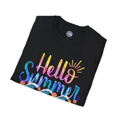 Hello Summer T-Shirt – Unisex Beach Vibe Tee