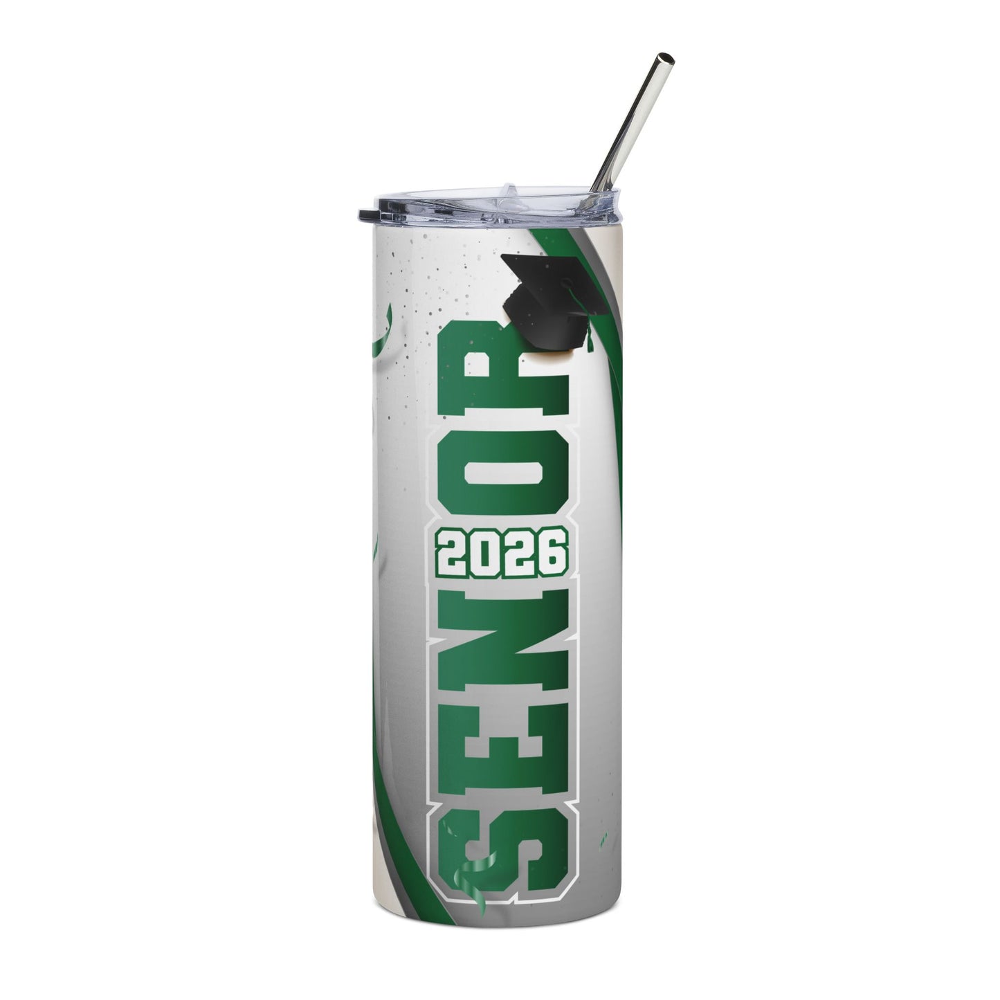 Senior 2026 Stainless Steel Tumbler - 20oz Graduation Travel Cup