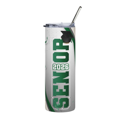 Senior 2026 Stainless Steel Tumbler - 20oz Graduation Travel Cup