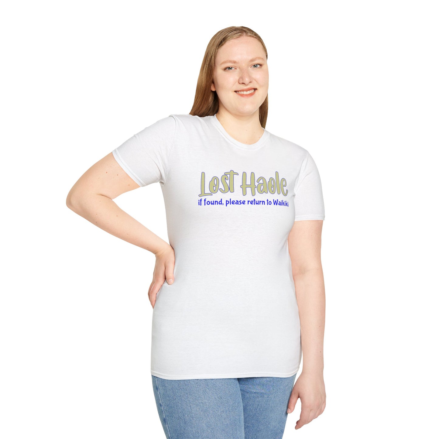 Lost Haole Unisex T Shirt White