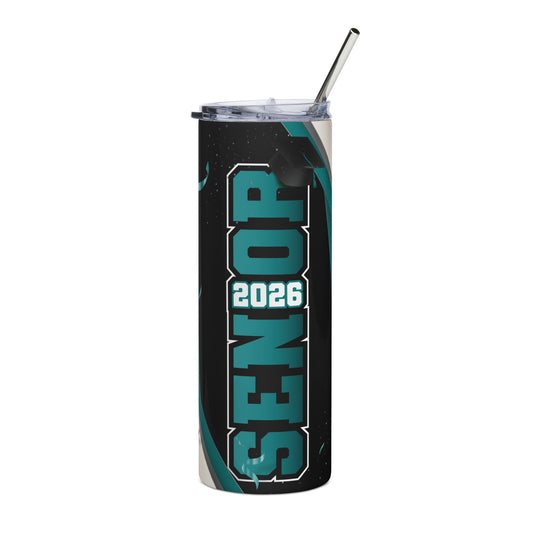Senior 2026 Stainless Steel Tumbler — 20oz Graduation Travel Cup