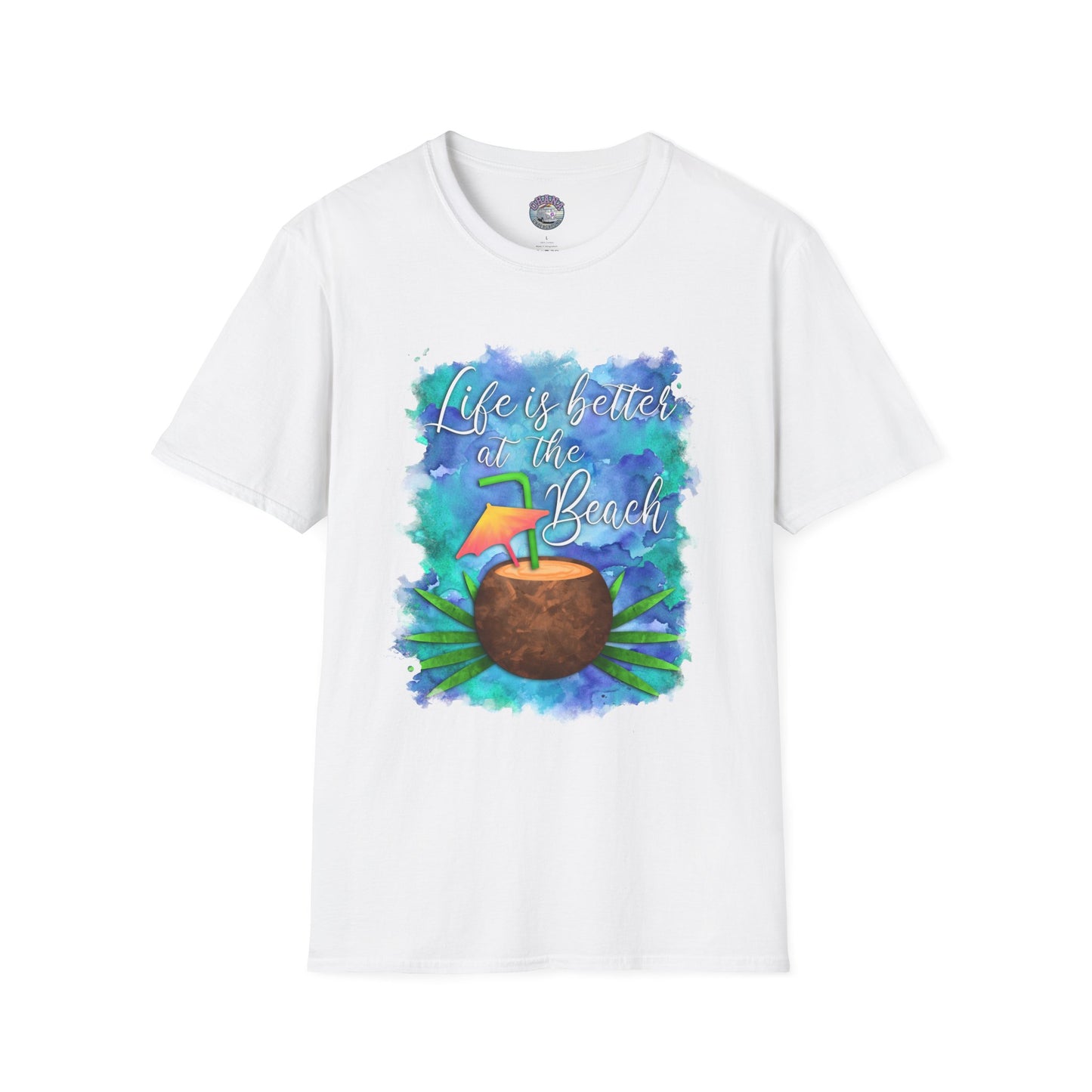 Beach Vibe T-Shirt, Perfect for Summer, Vacation Clothes, Gift for Beach Lovers, Relaxed Fit Tee, Tropical Shirt