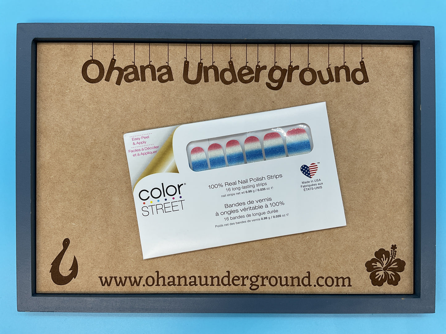 Color Street Nail Strips | Firecracker Pop | Real Polish | Easy Apply |