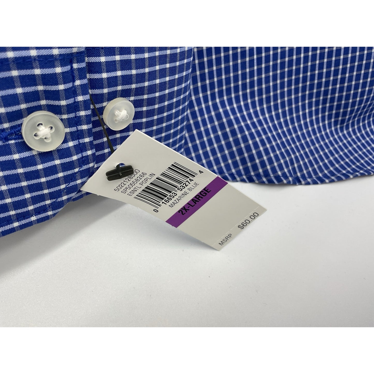 Van Heusen Men’s Wrinkle-Free Button-Down Shirt XXL